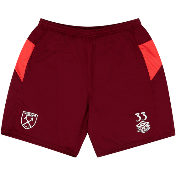 2021-22 West Ham Player Issue Training Shorts #