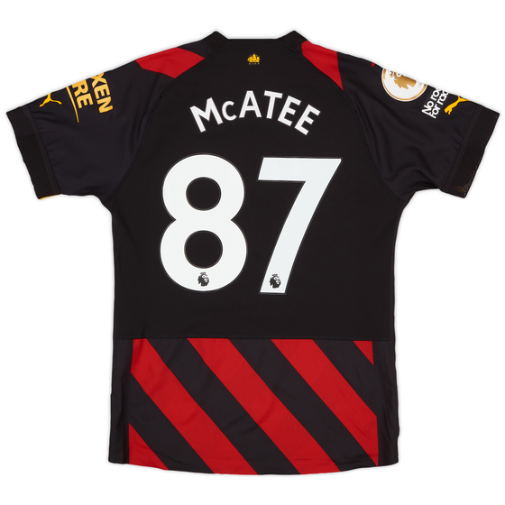 2022-23 Manchester City Match Issue Away Shirt McAtee #87 - As New - (S)