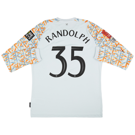 2022-23 West Ham Match Issue GK Shirt Randolph #35 - (XL)