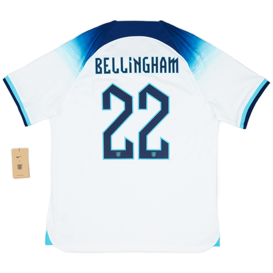 2022-23 England Home Shirt Bellingham #22
