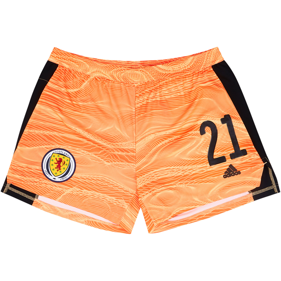 2021-22 Scotland GK Shorts #21 (Cumings) Womens (L)