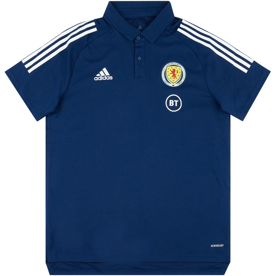 2020-21 Scotland Player Issue Polo T-Shirt (Very Good)
