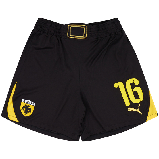 2011-12 AEK Athens Player Issue Away Shorts # - 4/10