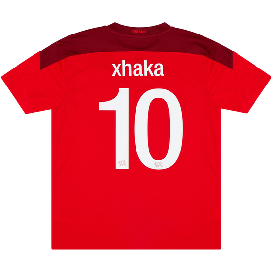 2020-21 Switzerland Home Shirt Xhaka #10