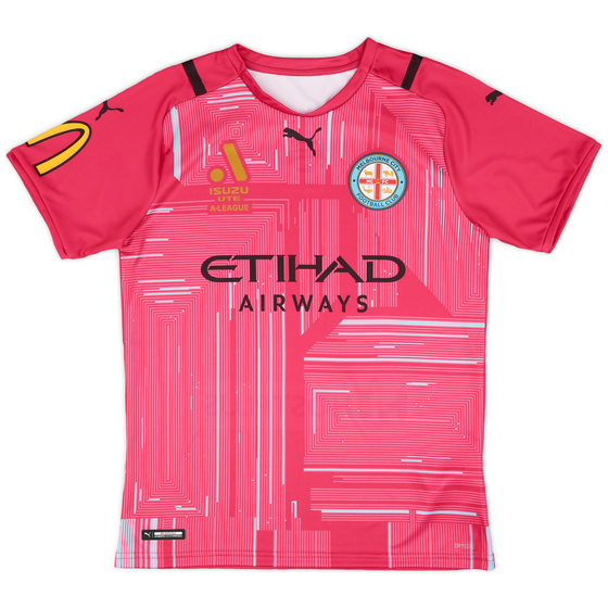 2021-22 Melbourne City Player Issue GK S/S Shirt - As New - (M)