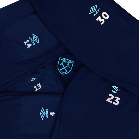 2020-21 West Ham Player Issue Training Pants/Bottoms # (Good)