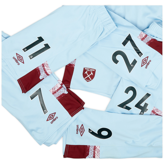 2022-23 West Ham Player Issue Home Shorts # - 3/10
