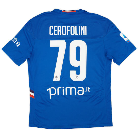 2019-20 Fiorentina Match Issue GK S/S Shirt Cerofolini #79 - As New - (L)