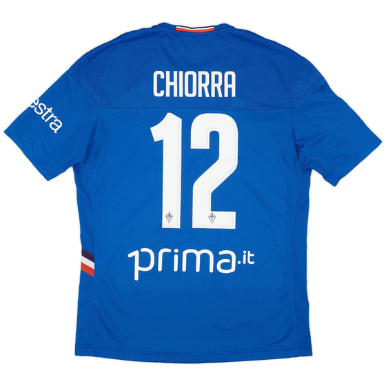 2019-20 Fiorentina Match Issue GK S/S Shirt Chiorra #12 - As New - (L)