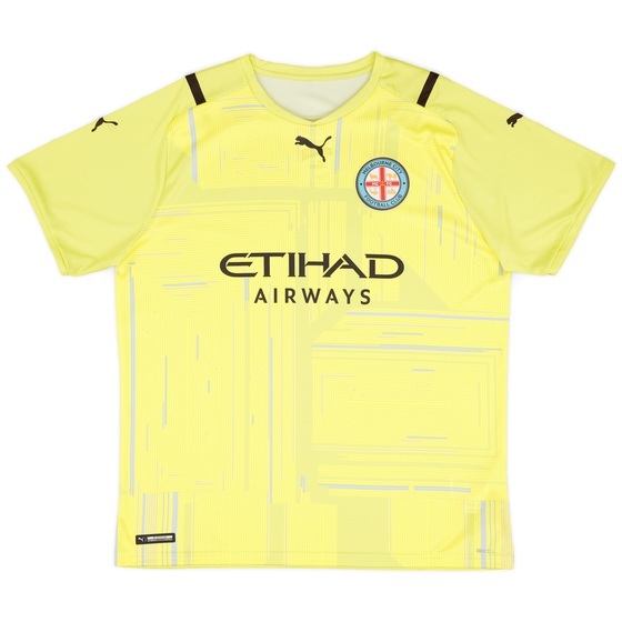 2021-22 Melbourne City Player Issue GK Shirt - As New - (M)