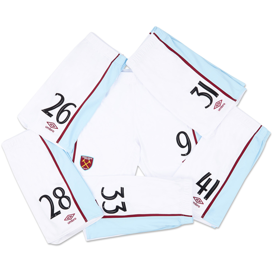 2021-22 West Ham Player Issue Home Shorts #