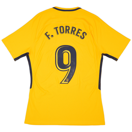 2017-18 Atletico Madrid Player Issue Away Shirt F.Torres #9