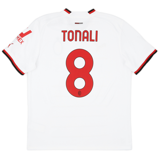 2022-23 AC Milan Authentic Away Shirt Tonali #8