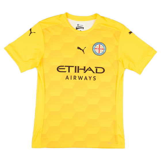 2020-21 Melbourne City Player Issue GK S/S Shirt - As New