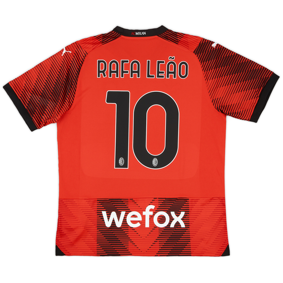 2023-24 AC Milan Home Shirt Rafa Leão #10