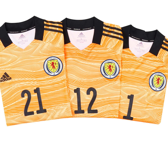2021-22 Scotland Player Issue GK Shirt # (Excellent)