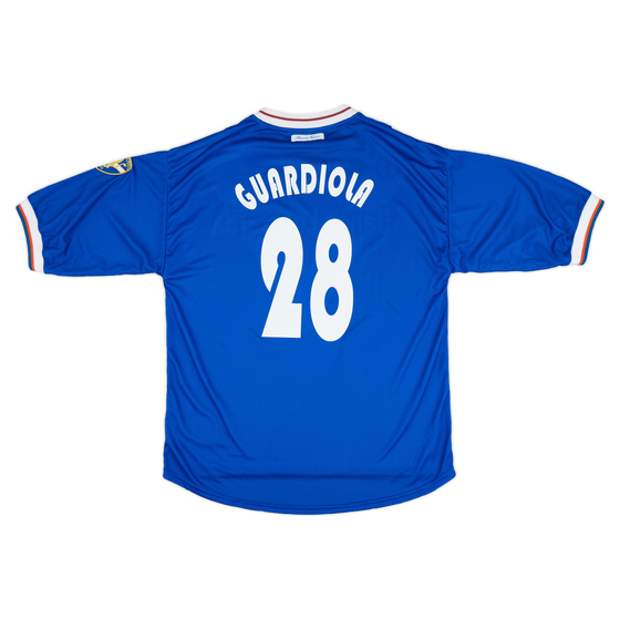 2001-02 Brescia Garman Reissue Home Shirt Guardiola #28