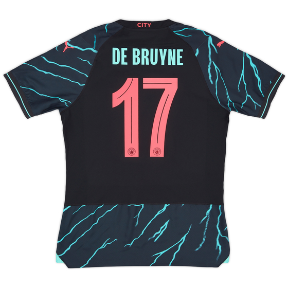 2023-24 Manchester City Authentic Third Shirt De Bruyne #17