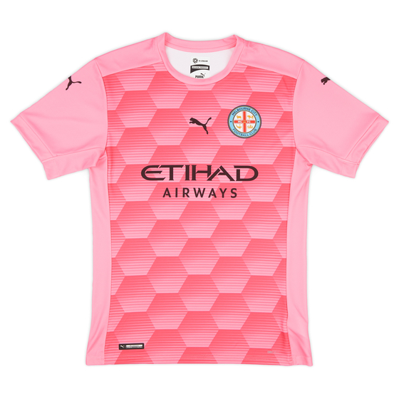 2020-21 Melbourne City Player Issue GK S/S Shirt - As New - (L)