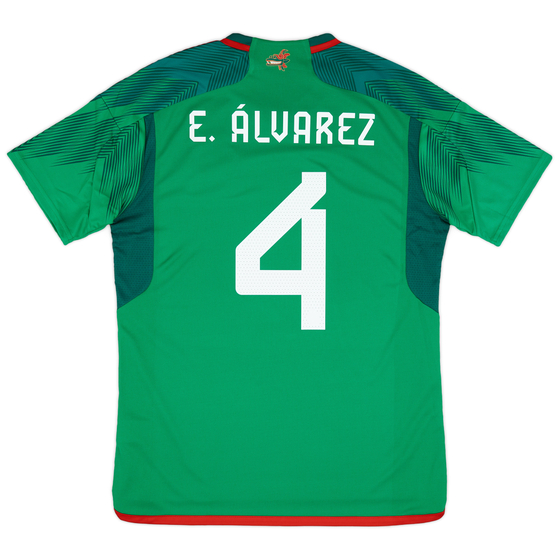 2022-23 Mexico Home Shirt E.Álvarez #4