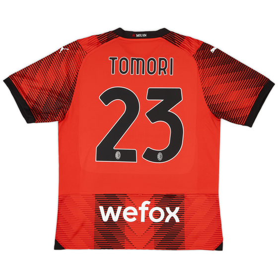 2023-24 AC Milan Home Shirt Tomori #23