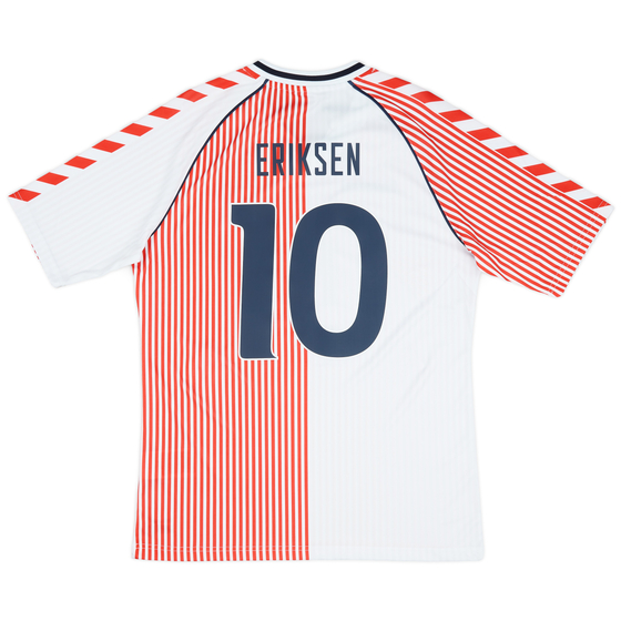 2023 Denmark Hummel 'DBU 86' Reissue Away Shirt Eriksen #10