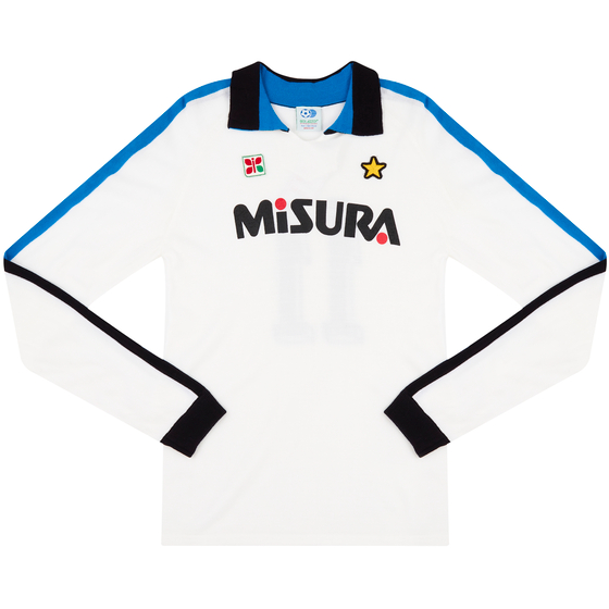 1984-85 Inter Milan Mecsport-Reissue Away L/S Shirt #11 (Rummenigge) L