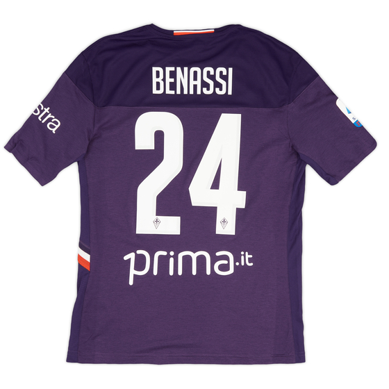 2019-20 Fiorentina Match Issue Home Shirt Benassi #24 - 6/10 - (L)