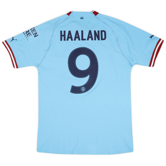 2022-23 Manchester City Player Issue Home European Shirt Haaland #9