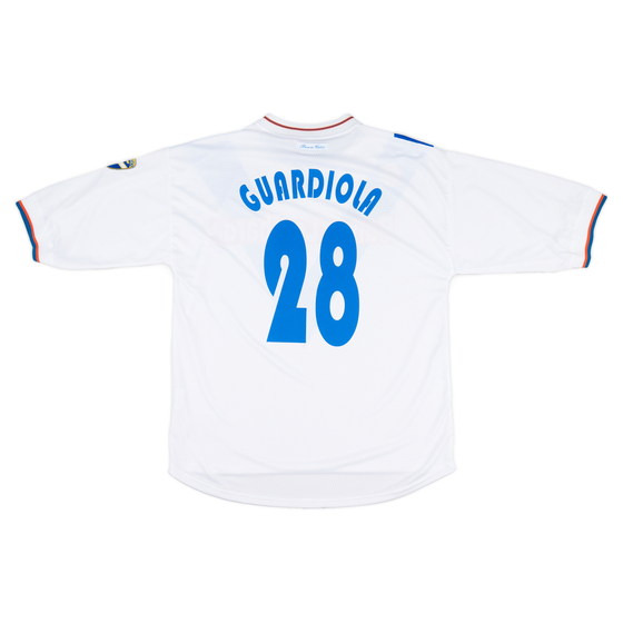 2001-02 Brescia Garman Reissue Away Shirt Guardiola #28