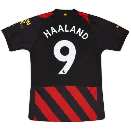 2022-23 Manchester City Player Issue Away Shirt Haaland #9