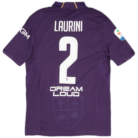 2018-19 Fiorentina Match Issue Home Shirt Laurini #2 - As New - (M)