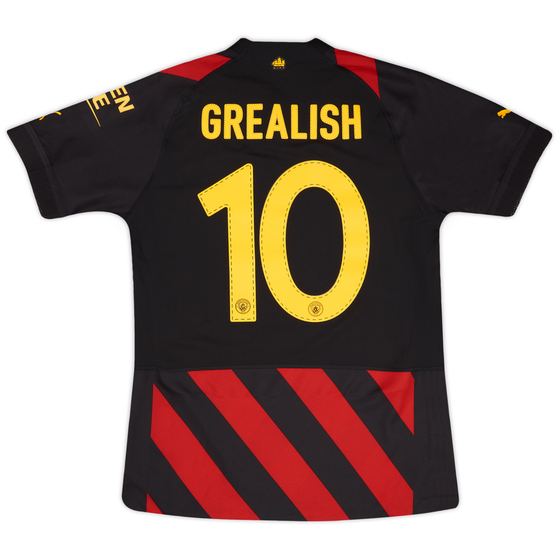 2022-23 Manchester City Player Issue Away European Shirt Grealish #10