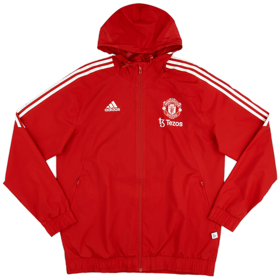2021-22 Manchester United adidas Hooded Jacket (M)