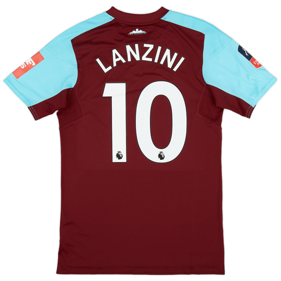 2017-18 West Ham Match Issue Home Shirt Lanzini #10 - (S)