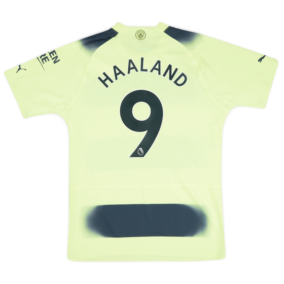 2022-23 Manchester City Player Issue Third Shirt Haaland #9