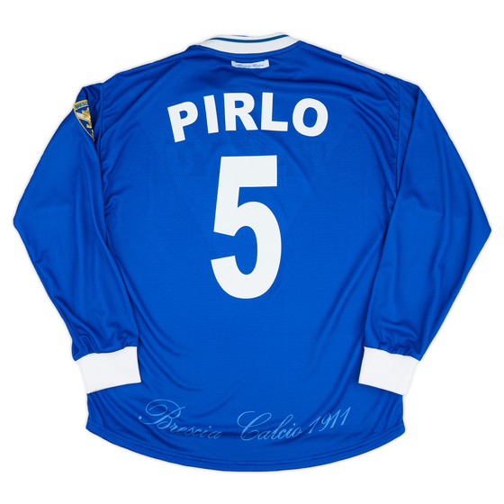 2000-01 Brescia Garman Reissue Home L/S Shirt Pirlo #5