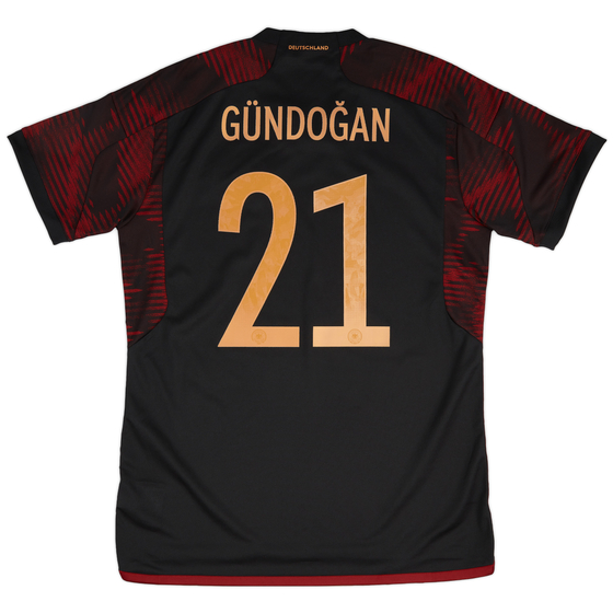 2022-23 Germany Away Shirt Gündoğan #21