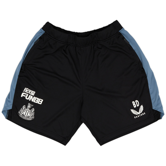 2022-23 Newcastle Staff Issue Training Shorts - Excellent