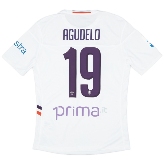 2019-20 Fiorentina Match Issue Away Shirt Agudelo #19 - As New - (M)