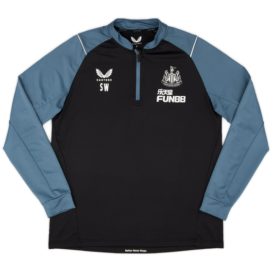 2022-23 Newcastle Player Issue 1/4 Zip Training Top # - 8/10