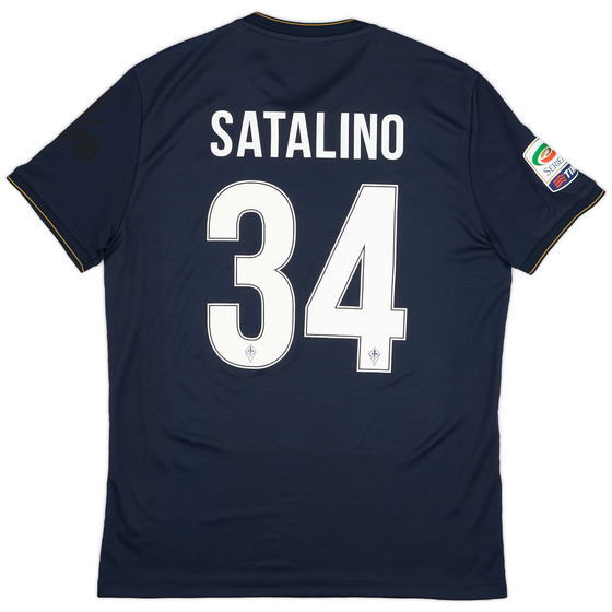 2015-16 Fiorentina Match Issue GK S/S Shirt Satalino #34 - As New - (L)