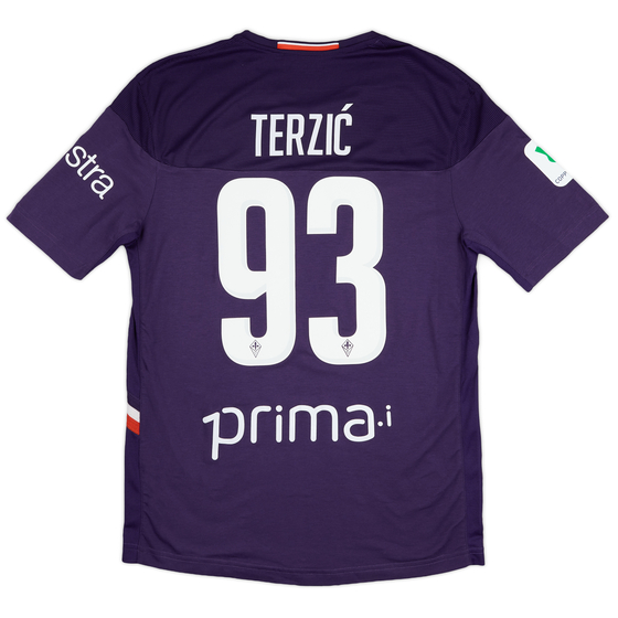 2019-20 Fiorentina Match Issue Home Shirt Terzić #93 - 8/10 - (M)