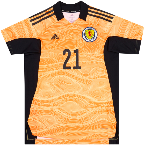 2021-22 Scotland GK Shirt #21 (Cumings) Womens (M)