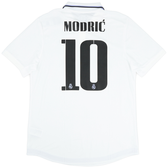 2022-23 Real Madrid Authentic Home Shirt Modrić #10