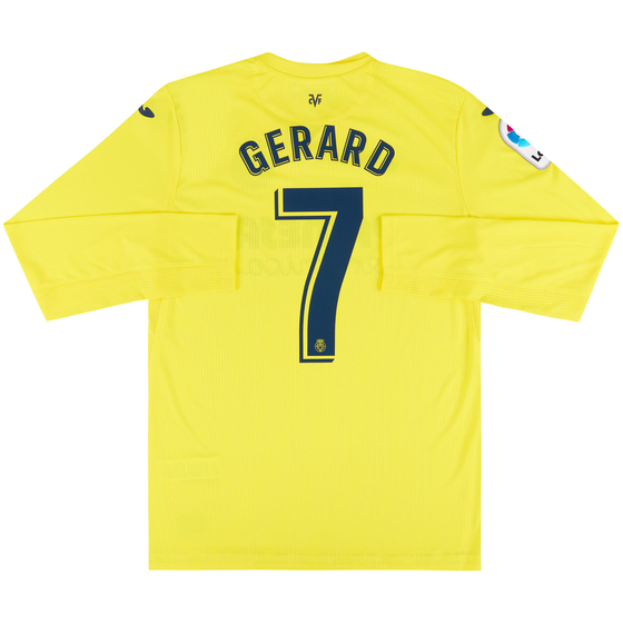 2020-21 Villarreal Home L/S Shirt Gerard #7 (S)