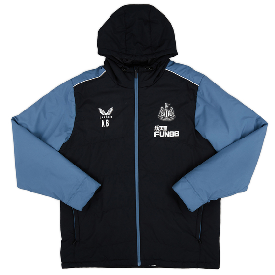 2021-22 Newcastle Player Issue Padded Jacket # - As New - (L)