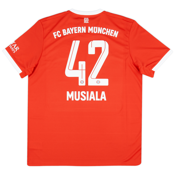 2022-23 Bayern Munich Home Shirt Musiala #42