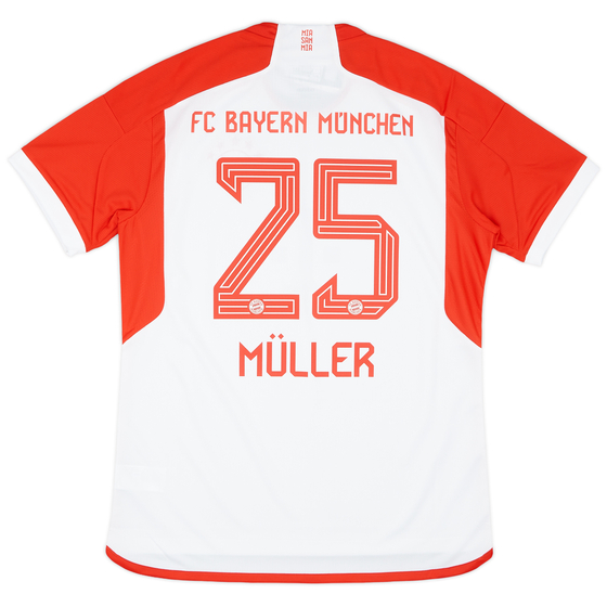 Bayern Munchen No25 Muller Home Jersey