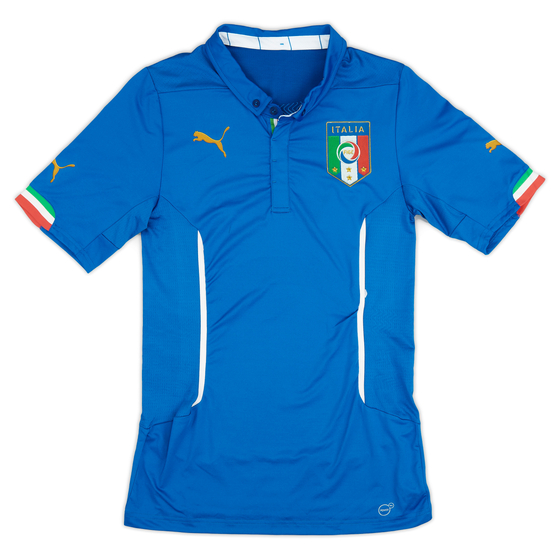 2014-15 Italy Player Issue Home Shirt (ACTV Fit) - As New